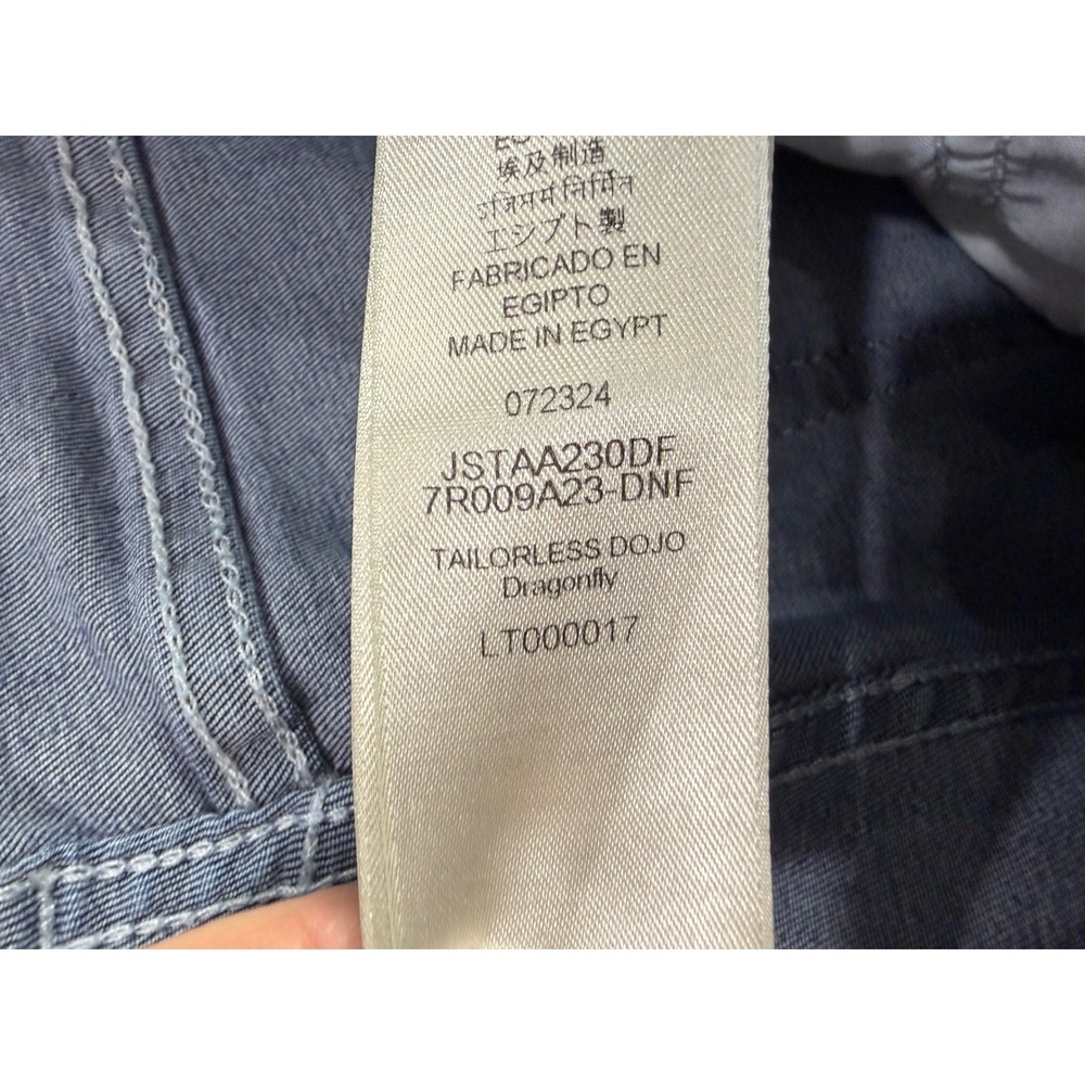 7 For All Mankind Jeans Womens 29 Dojo Flare Dark Wash Wide Leg Signature Pocket - Picture 10 of 10